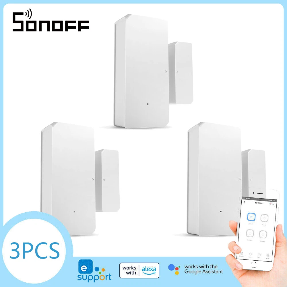 SONOFF WiFi Wireless Door/Window Sensor Smart Home for Alexa,Google  Assistant