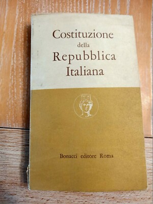 Verfassung der Italienischen Republik, Bonacci, 1974
