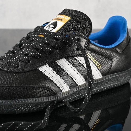 Adidas Black Leather Samba ADV RYR, Gino Iannucci, style GY6941, Size 6.5 US - Picture 5 of 12