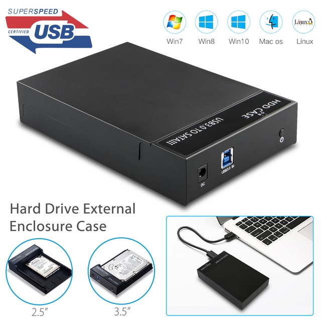 RSHTECH Hard Drive Enclosure USB 3.0 to SATA External Hard Drive Docking Station
