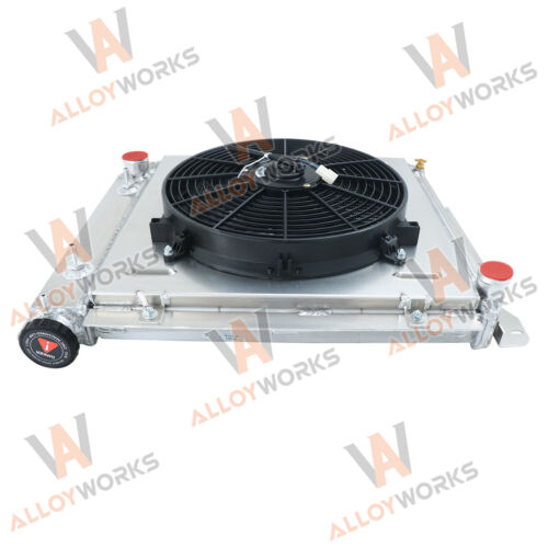 8102 3 Row Radiator Shroud Fan For 1987-2006 Jeep Wrangler TJ YJ Chevy V8 Engine - Foto 12 di 19