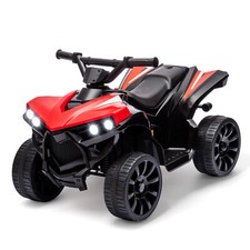 6V Kids Ride On Toy Car ATV 4-Wheeler with Music  Foot Pedal Electric Quad Car
