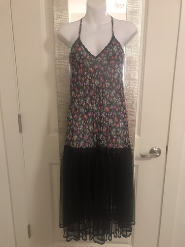 Keyloun Vintage Fishtail lace Floral Nightgown. Si