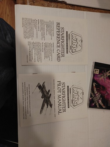 Star Wars X Wing IBM Cd-Rom Simulation Game Box Dmg - Picture 6 of 13