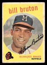 1959 Topps Bill Bruton #165