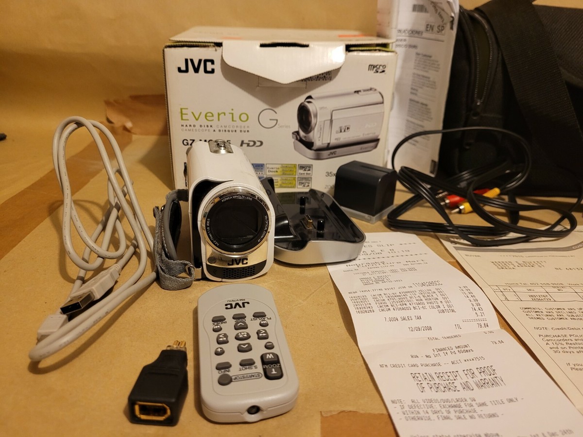 JVC GZ-MG335WU Everio Hard Disk Camcorder 30GB HDD 35x Zoom JVC GZ-MG335WU Everio Hard Disk Camcorder 30GB HDD 35x Zoom
