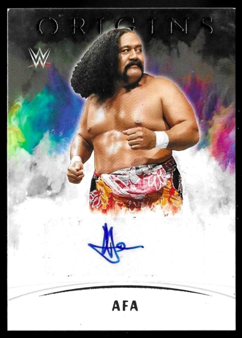 2022 Panini Chronicles WWE Origins Autographs Afa Free Shipping!