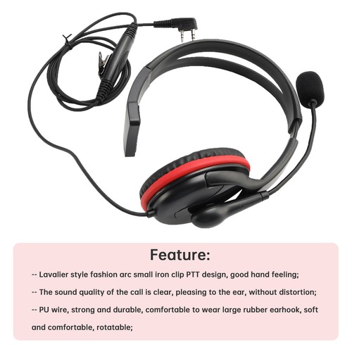 K-300-918 Single Sided Headphone For TK-208 TH-D7 RPU416A KG-UVD1 TG-K4AT PX-777 - Zdjęcie 13 z 16