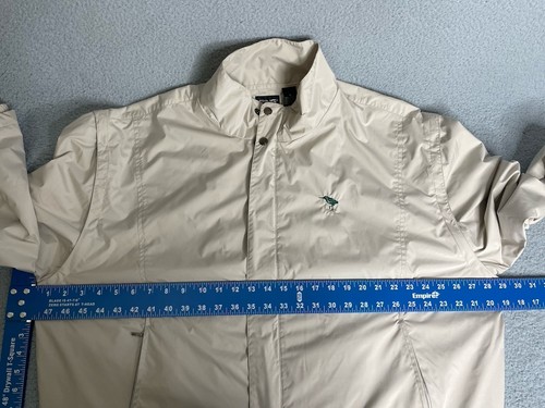 Ping Collection Windbreaker Jacket Mens XL Beige Full Zip The Creek Club - Picture 18 of 22
