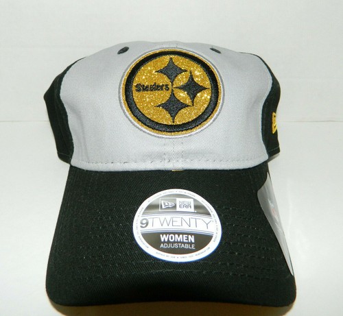 Pittsburgh Steelers NFL New Era 9twenty Womens Glitter Hat Adjustable Size osfm - Picture 1 of 9