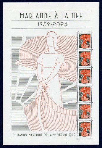 FRANCE 2024 Bloc IMarianne à la Nef Yv F5785 MNH **
