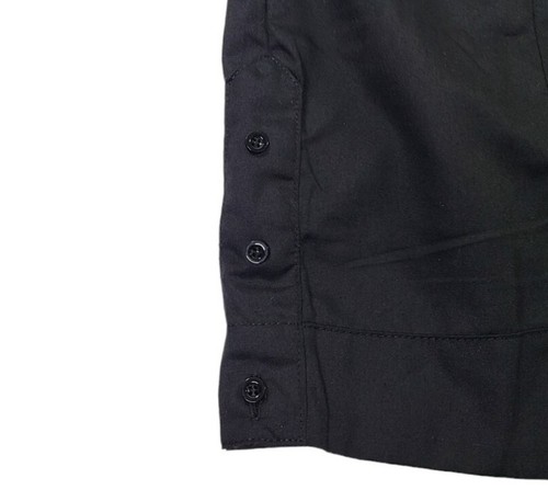 Bacardi Rum Embroidered Guayabera Short Sleeve Button Up Shirt Mens Large Black - Picture 10 of 13