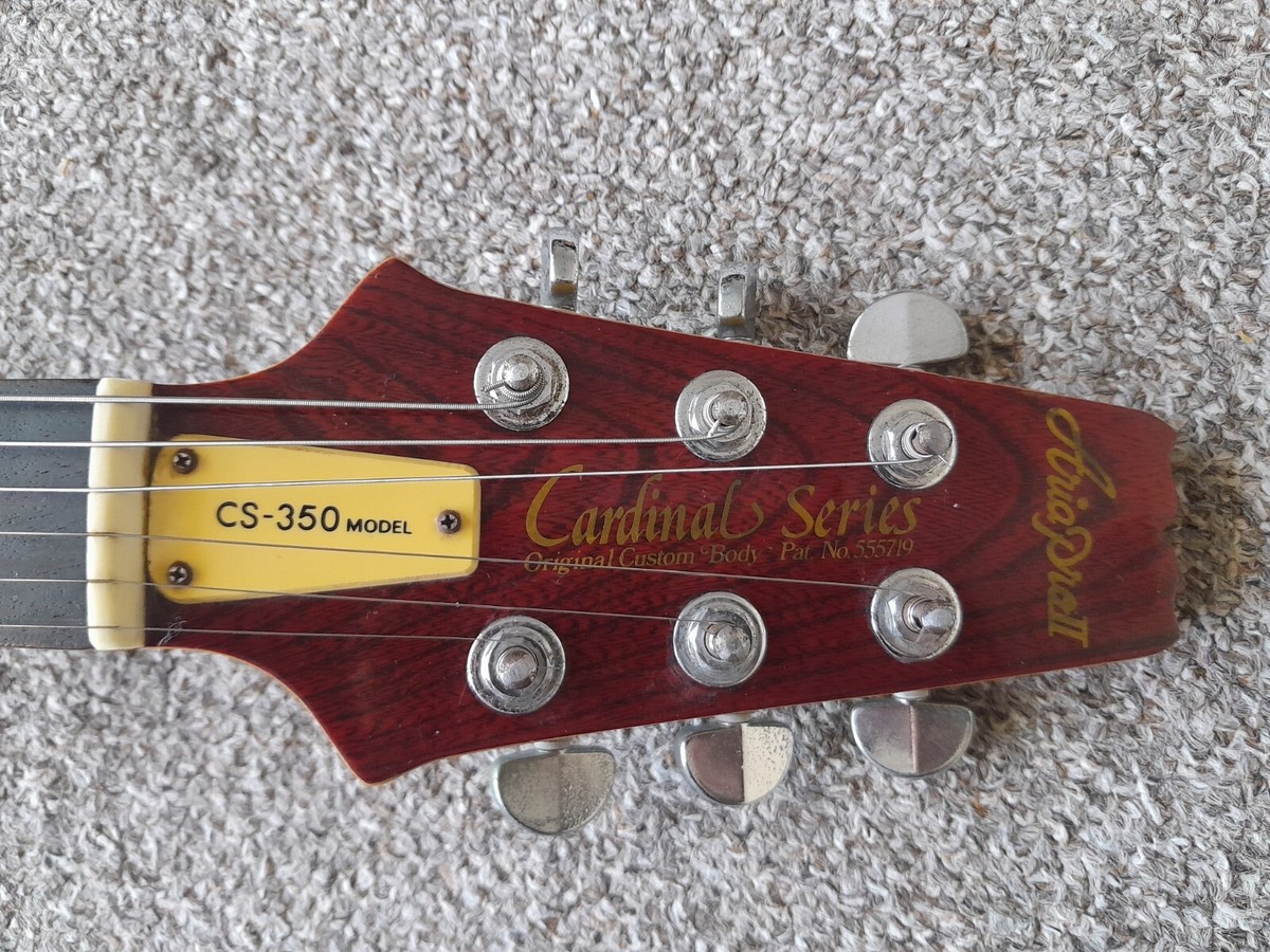 Aria Pro II CS-350 Cardinal 1981 See Thru Red Made in Japan