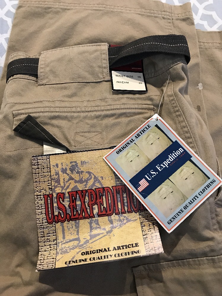 US EXPEDITION CONgreenIBLE SHORTS PANTS KAHKI 36 x 30 US EXPEDITION CONgreenIBLE SHORTS PANTS KAHKI 36 x 30
