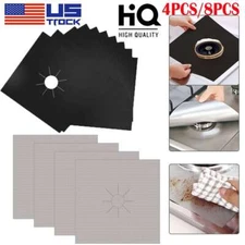 Gas Range Stove Top Burner Cover Protector Non-stick Reusable Liner Clean Cook