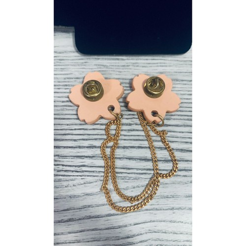 Juego de fundas de botones y clip de cuello de girasoles de terracota hechas a mano de colección - Imagen 5 de 7