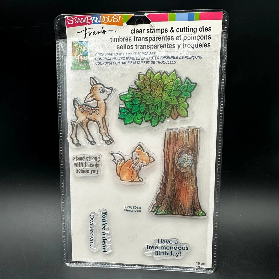 Stampendous 透明邮票套装和模具使它流行套装弹出摧毁您的选择 — 第 2/4 张图片