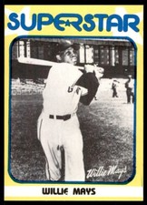 1980 TCMA SUPERSTARS - #18 WILLIE MAYS SAN FRANCISCO GIANTS
