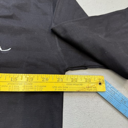 VTG Paris Victorian Bal Du Moulin Rouge Black Polo Rugby Shirt Men’s Sz Large - Picture 7 of 7