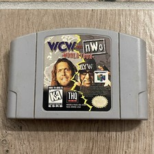 WCW vs. NWO World Tour (Nintendo 64, 1997) N64 Authentic Tested Working!