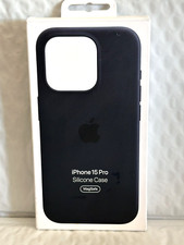 Genuine Apple - iPhone 15 Pro Silicone Case with MagSafe - Black - BRAND NEW !!