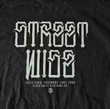 Streetwise Logo Registered Trademark T-Shirt, Black, Size 3XL