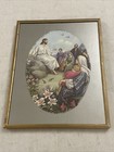 Framed French Carnival Mirror Picture Of Jesus and Followers