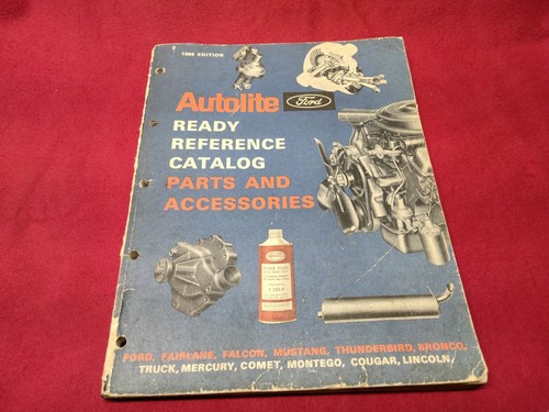 1968 Ford Autolite Ready Reference Parts & Accessories Catalog~ Rotunda ~ FoMoCo - Bild 1 von 11