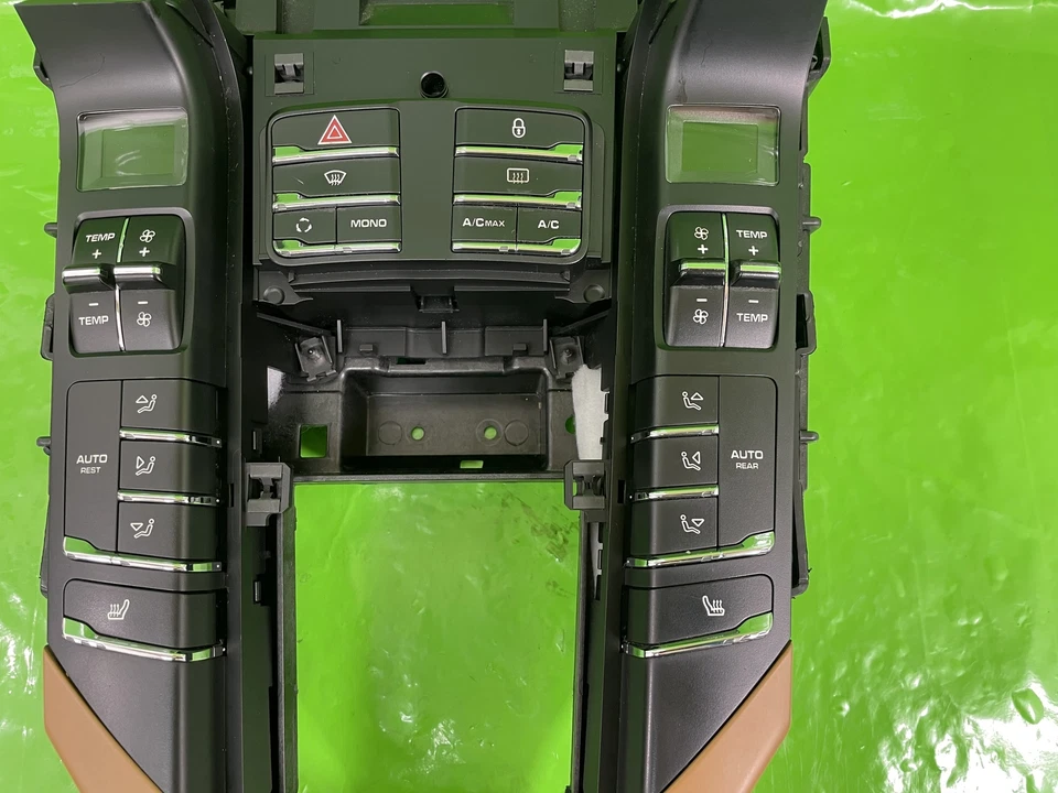 PORSCHE CAYENNE A/C CLIMATE HEATER CONTROL PANEL SWITCH HEATED SEATS 2011-2017 - Image 4 of 4