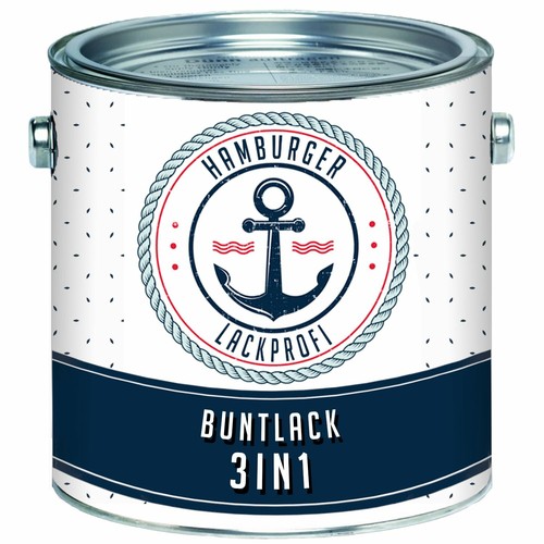 Buntlack SEIDENMATT 3in1 Rostschutzfarbe Grundierung Metallschutzlack 1L HLP - Bild 192 von 383