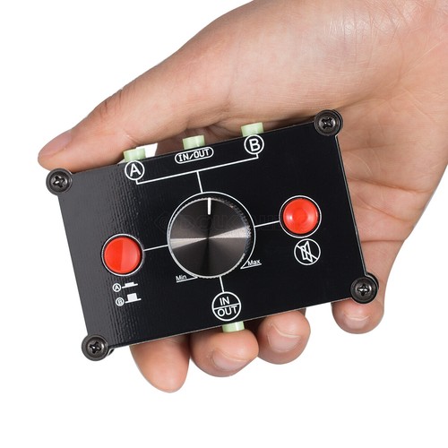 Mini 2 vías estéreo de 3,5 mm caja conmutador auxiliar auriculares/altavoz selector A/B manual - Imagen 6 de 10