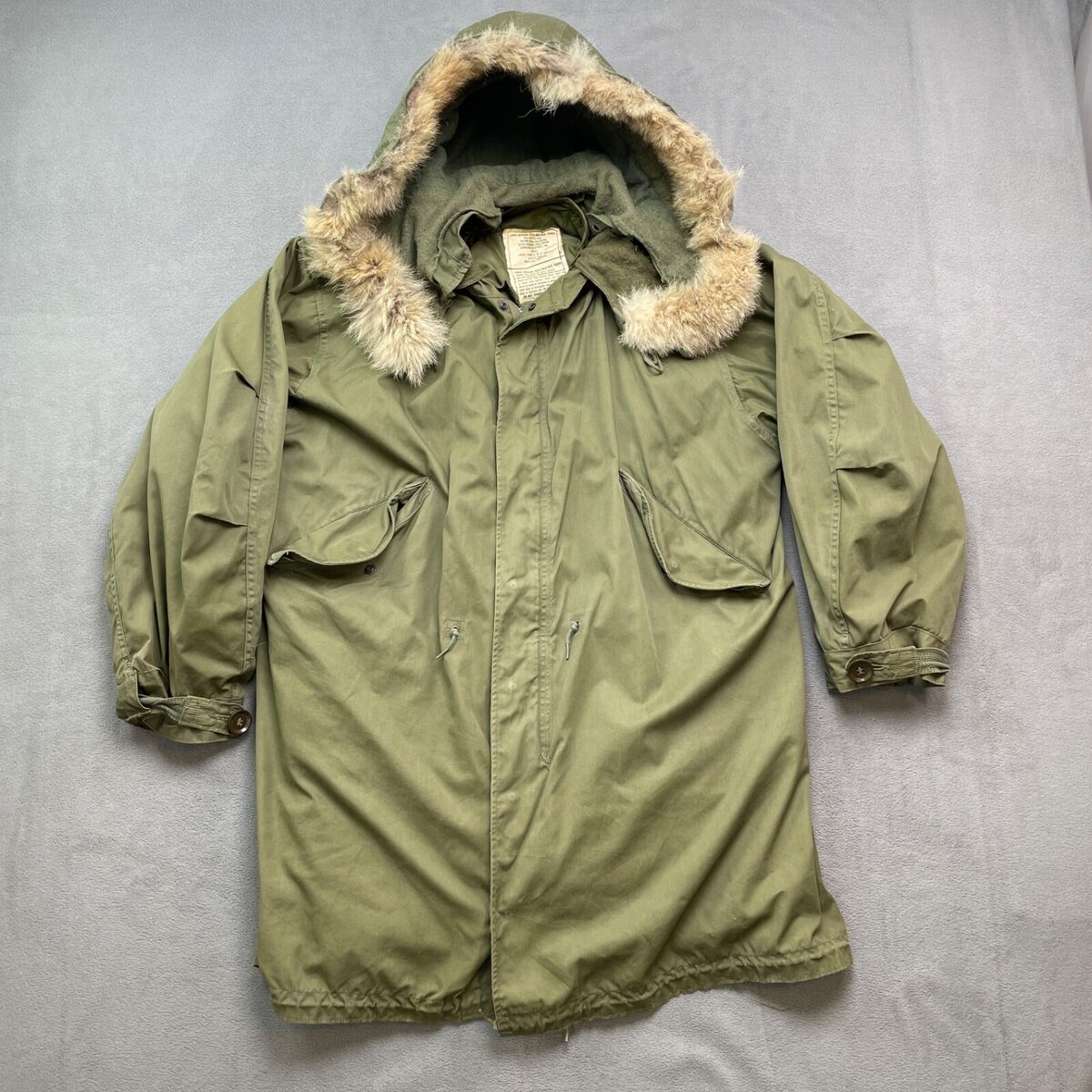 Vintage M-1951 M51 Korean War Fishtail Parka COMPLETE 50s Vintage M-1951 M51 Korean War Fishtail Parka COMPLETE 50s