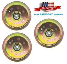 3 Flat Idler Pulley For Craftsman ZTL8000 54" Deck Flat Idler Pulley