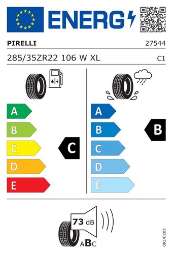 SOMMERREIFEN PIRELLI 285/35 R22 106W SCORPION ZERO ASIMMETRICO M+S NCS (T0) 27H - Bild 2 von 5