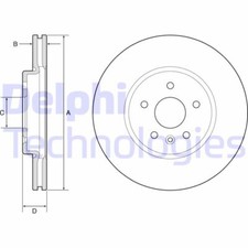 Disco BG4783C DELPHI para Opel