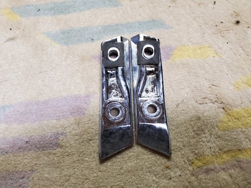 99-05 Mazda MX5 Miata NB OEM Trunk Deck Lid Chrome Trim Plates Soft Hard Top - Picture 2 of 2