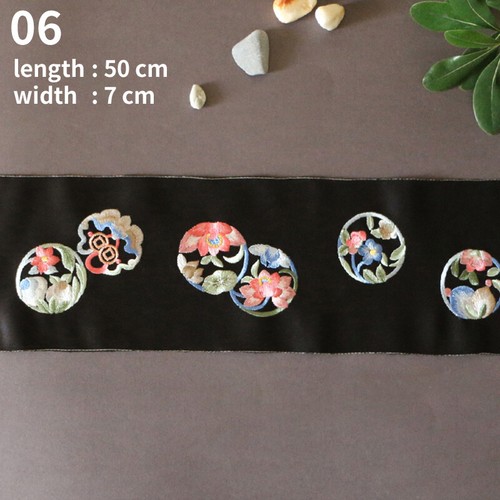 50 cm Vintage Chinesisch Klassisch Kran Stickerei Hanfu Kragen Manschette Zum Selbermachen Tuch NEU. - Bild 12 von 27