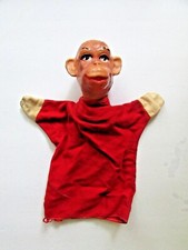 VTG MIDCENTURY HAND PUPPET CHARACTER MONKEY