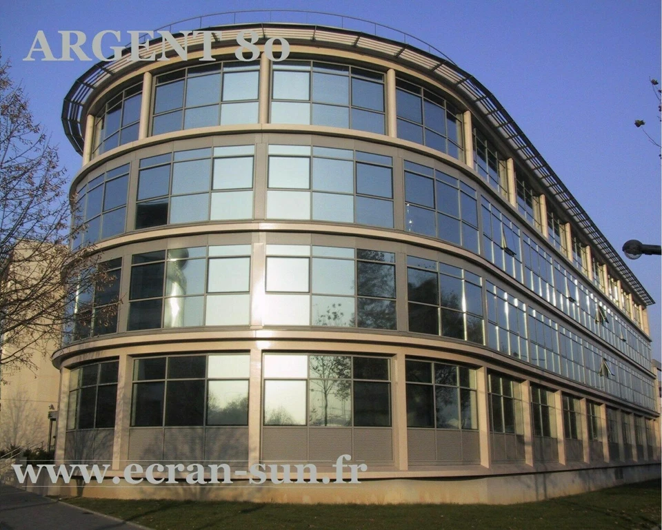 107 - Film Solaire Pour Vitrage ARGENT (Rejet IR: 80%) - 1 m x 1.52 m - Photo 4/4