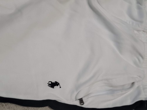 Polo Ralph Lauren 100% Cotton White Black Trim Sweat Pant Ankle Zipper Men XL - Picture 3 of 4