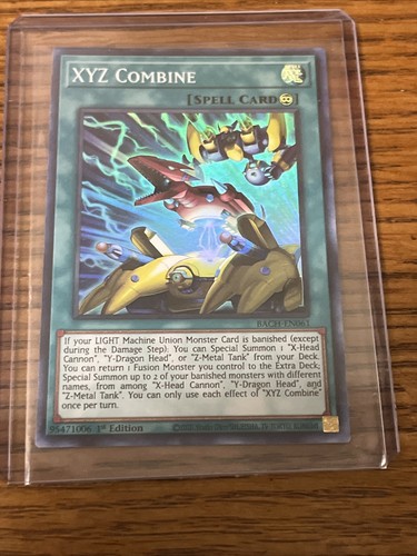 Yu-Gi-Oh! TCG Xyz Combine Battle of Chaos BACH-DE061 1. Auflage Super Rare - Bild 3 von 3