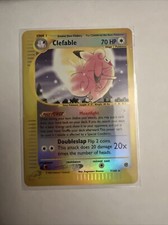 Clefable Expedition 2002 7/165 Reverse Holo Pokémon Card Rare