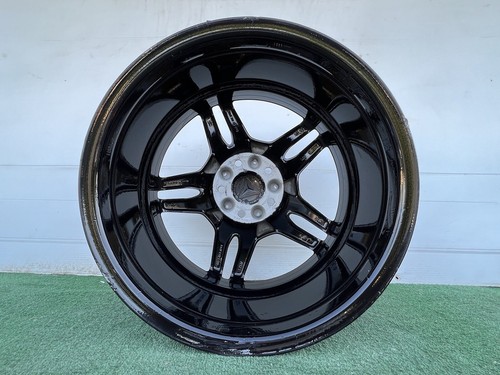 MERCEDES BENZ AMG W211 E550 E350 18" GENUINE FACTORY ORIGINAL OEM WHEELS RIM SET - Picture 7 of 12