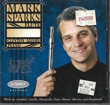 Mark Sparks - Flute - w/ Clinton Adams (Piano) - CD - VGC!