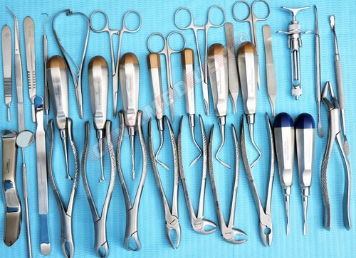 GERMAN 74 PC ORAL DENTAL SURGERY EXTRACTING ELEVATORS FORCEPS INSTRUMENT KIT SET - Picture 5 of 5