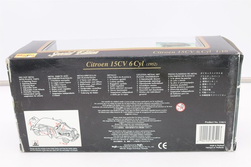 Maisto Special Edition, 1952 Citroen 15CV 6 Cyl, Diecast Model Car - NIP - - Picture 9 of 9