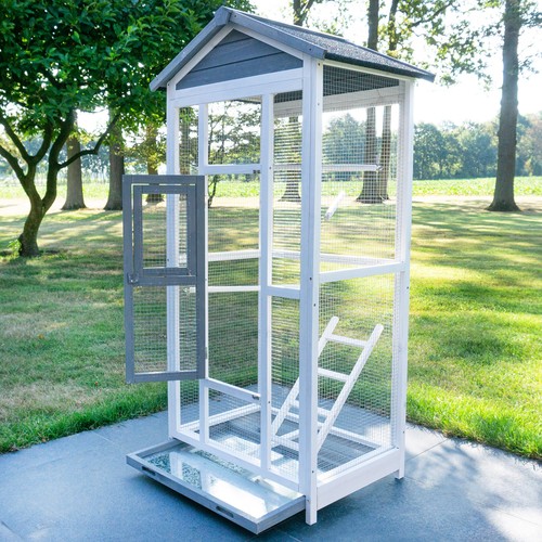 Vogelvoliere Vogelkäfig Vogelhaus Apollo mit Spielzeug Winterfest Wellensittich - Bild 36 von 48