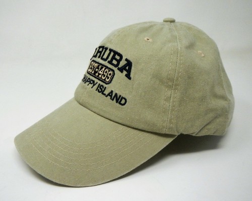 Kaufman Unisex Adjustable Soft Washed Baseball Cap Hat ARUBA ONE HAPPY ISLAND - Picture 4 of 11