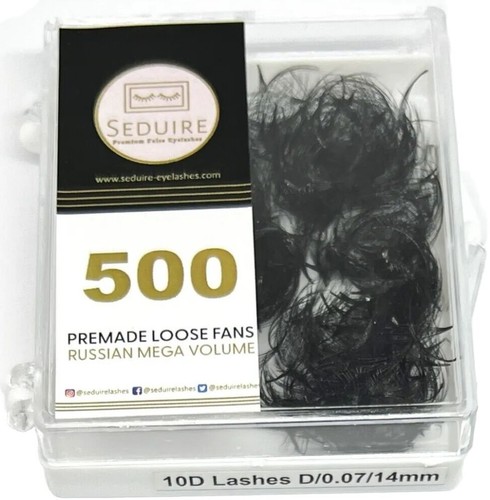 Extensiones de racimo de pestañas sueltas volumen ruso pestañas abanico 3D a 20D prefabricadas - Imagen 5 de 9