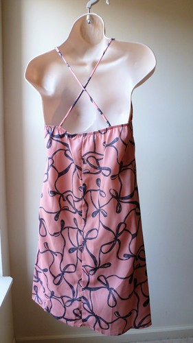 Loila Cute Pink Sexy Backless Spaghetti Strap Summer Dress Party Beach Size S - Bild 4 von 12